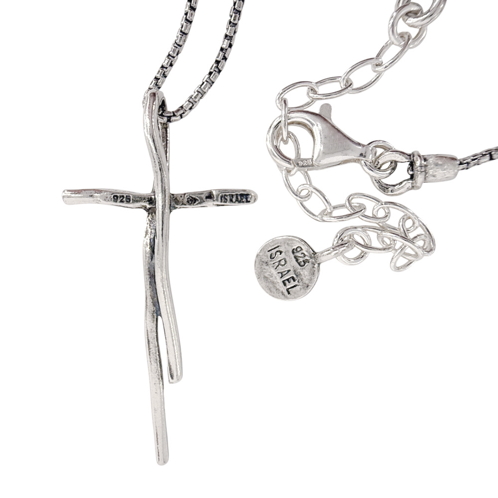SILPADA Organic Cross Pendant Necklace - Picture 8 of 11